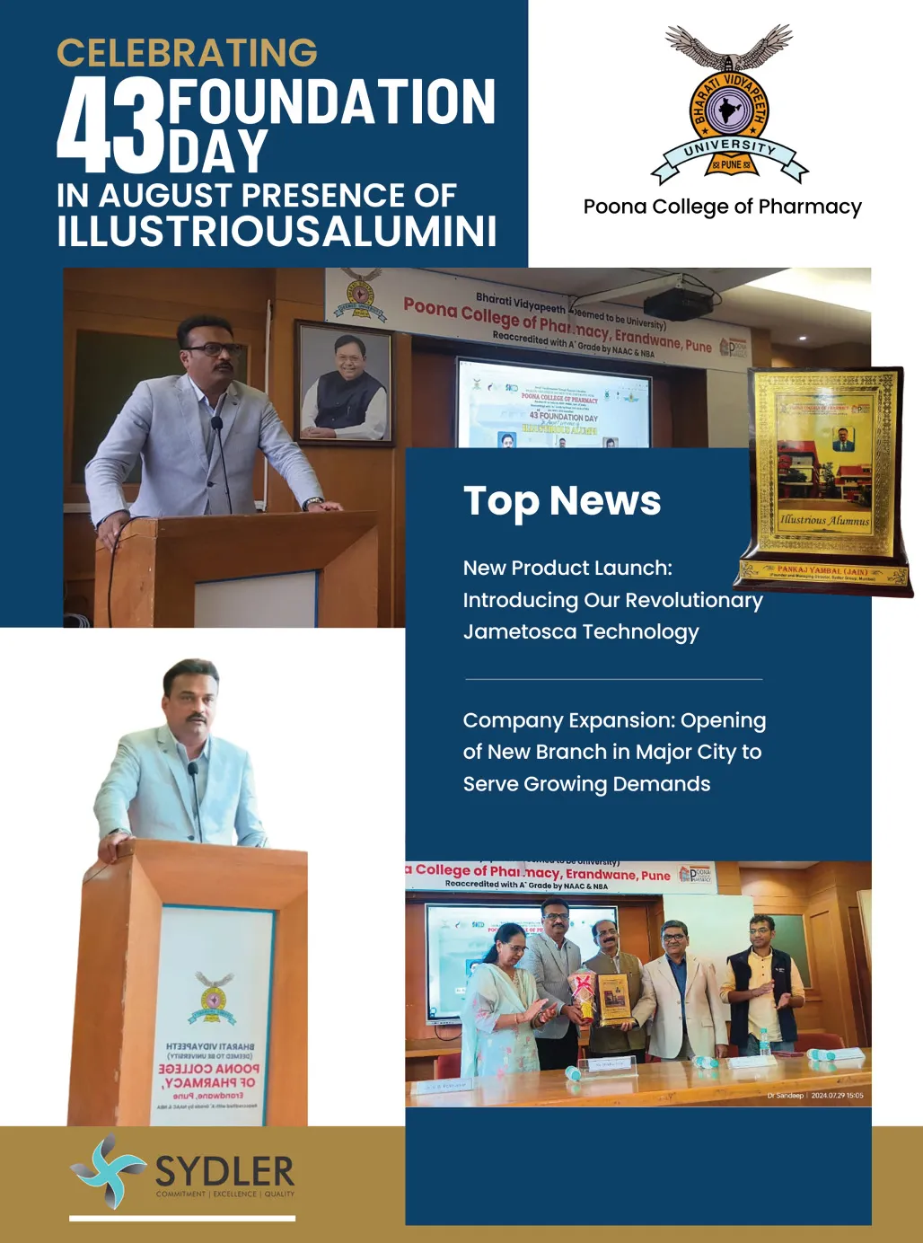 Celebrating 43 Foundation day